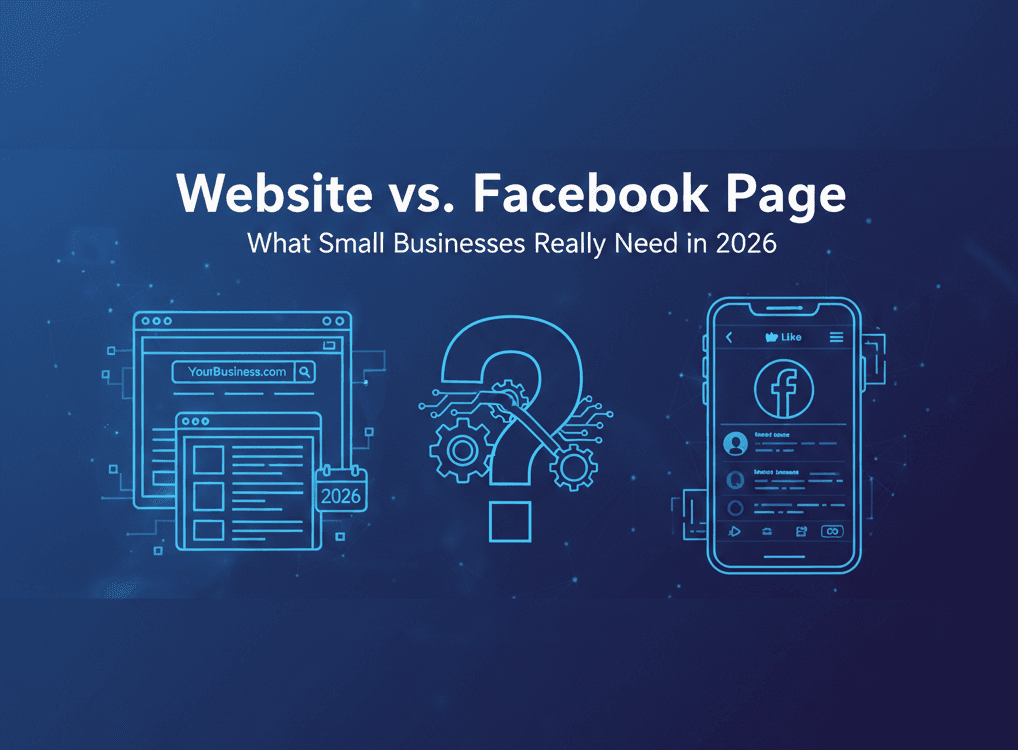 Website vs. Facebook Page: What Small Businesses Really Need in 2026
